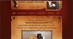 Desktop Screenshot of downhomegoldens.com